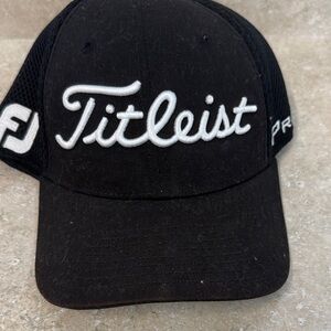 Titleist Black and White Golf Cap